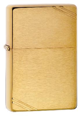 Зажигалка ZIPPO 1937 Vintage™ с покрытием Brushed Brass, латунь, 38x13x57 мм