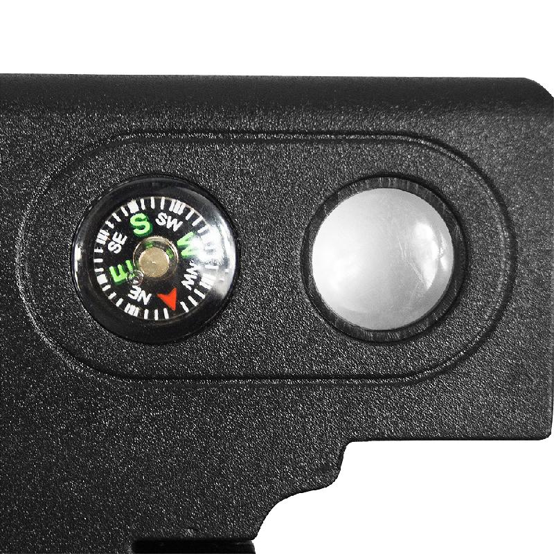 Карточка Tools leeds, 9 функций, инструменты из нержавеющей стали, корпус из полупрозрачного черного  пластика