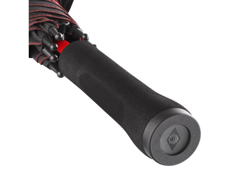 Зонт-трость Colorline с цветными спицами и куполом из переработанного пластика