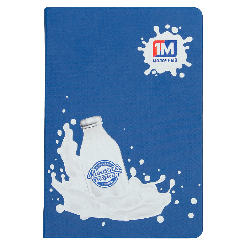 Ежедневник Urban Sound Mon Blanc Print Sample Минская марка А5, недатированный, в полугибкой обложке