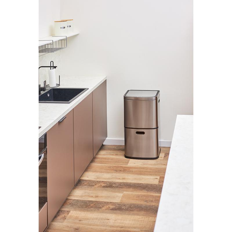 Контейнер мусорный с 2мя отделениями smart bin, сенсорный, 60 л