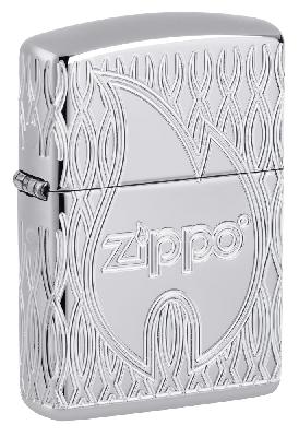 Зажигалка ZIPPO Armor® с покрытием High Polish Chrome, латунь, 38x13x57 мм