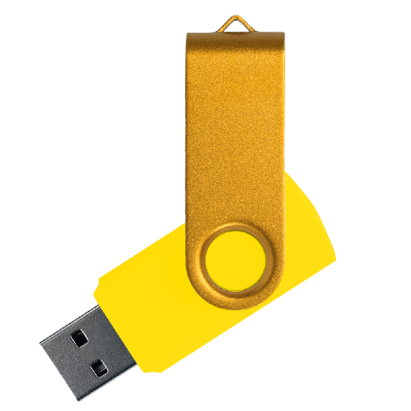 Флеш накопитель USB 2.0 Twister Сolor Mix 16GB, пластик Софт Тачметалл