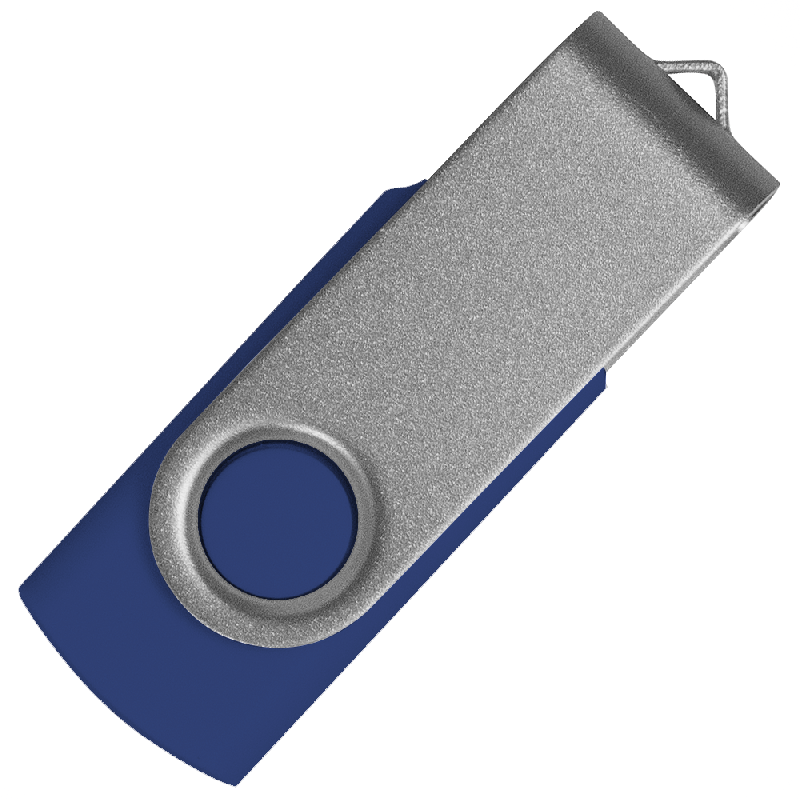 Флеш накопитель USB 2.0 Twister Сolor Mix 16GB, пластик Софт Тачметалл
