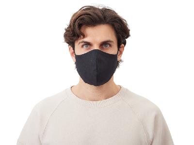 Маска для лица многоразовая из хлопка, анатомической формы