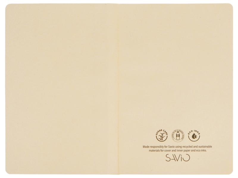 Блокнот А5 из переработанного тростника и RPET Adiantum