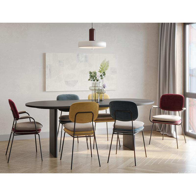 Стул pea, велюр