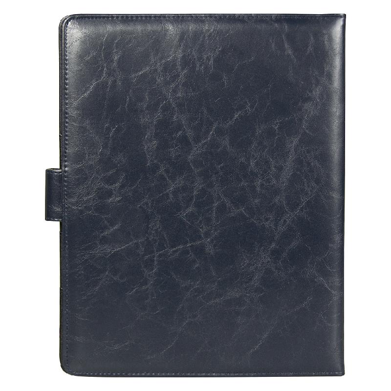 Папка-органайзер на кнопке с поворотным калькулятором и блокнотом