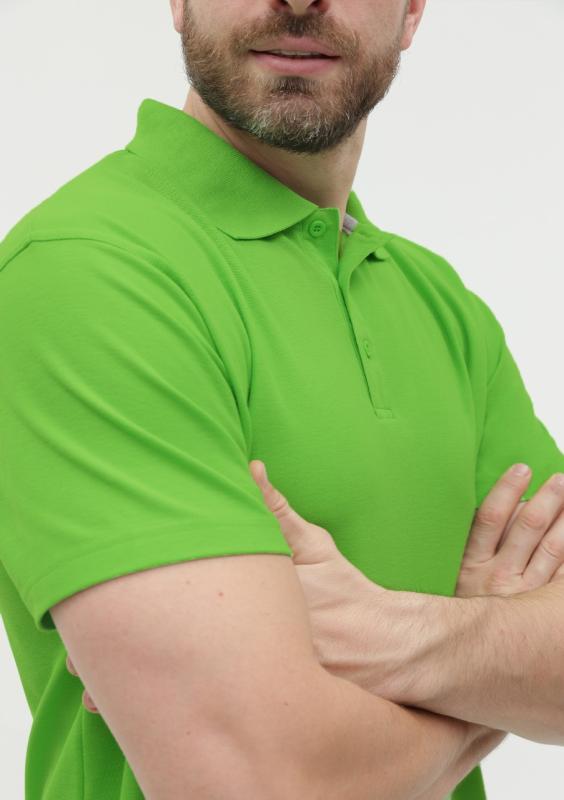 Рубашка поло мужская  STAN хлопок/полиэстер 185