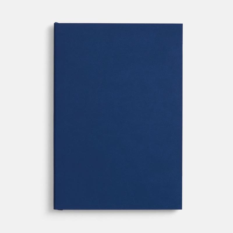 Ежедневник Flat, недатированный, синий