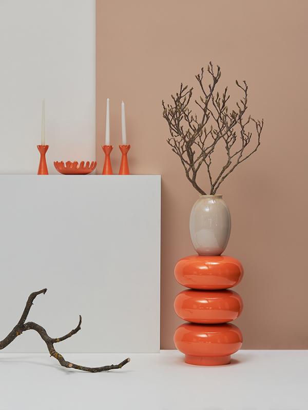 Табуретстолик swell, D33 см, апельсин цедра