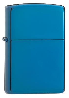Зажигалка ZIPPO Classic с покрытием Sapphire™, латунь, глянцевая, 38x13x57 мм