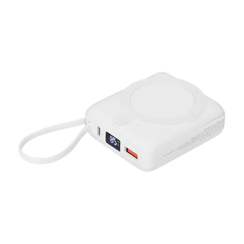 Внешний аккумулятор с подсветкой Ritter PD 10000mAh с функцией беспроводной зарядки 15W