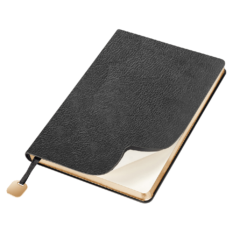 Ежедневник Flexy Columbus А5,  с золотистым срезом, недатированный, в гибкой обложке