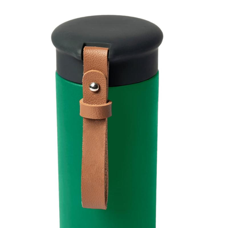 Термос вакуумный STRIPE, голубой, нержавеющая сталь, 450 мл