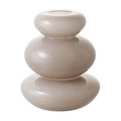 Ваза riverstone, 20 см, жемчужно