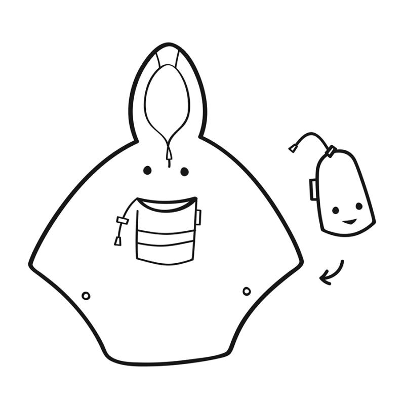 Дождевик детский cats and dogs