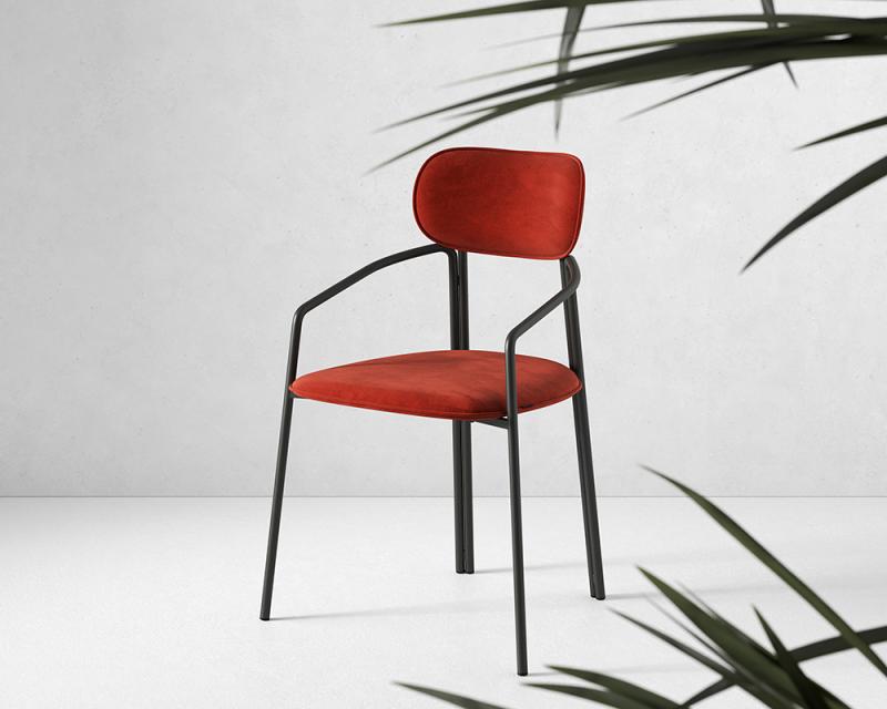 Стул ror, велюр