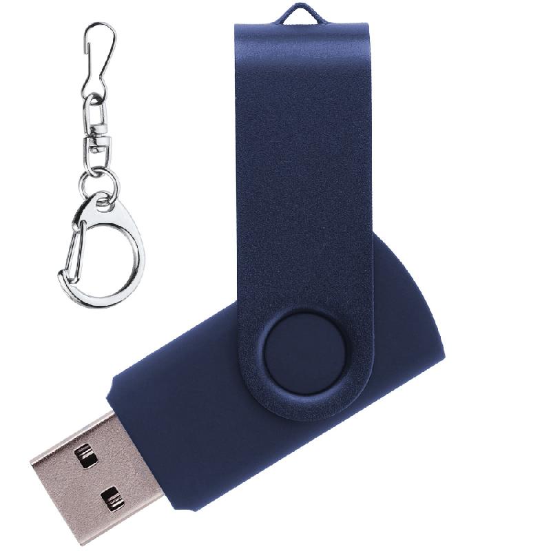 Флеш накопитель USB 2.0 Twister 16GB, пластик Софт Тачметалл