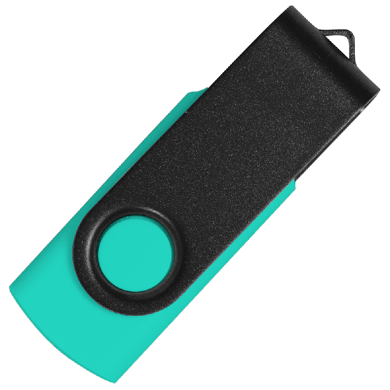 Флеш накопитель USB 2.0 Twister Сolor Mix 16GB, пластик Софт Тачметалл