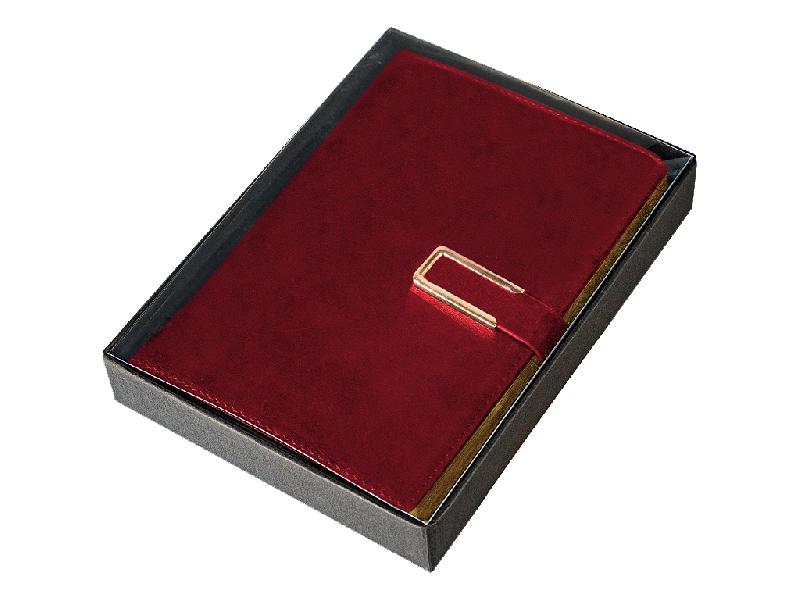 Ежедневник City Bary Mocco A5 в подарочной коробке,  с золотистым, недатированный, в твердой обложке