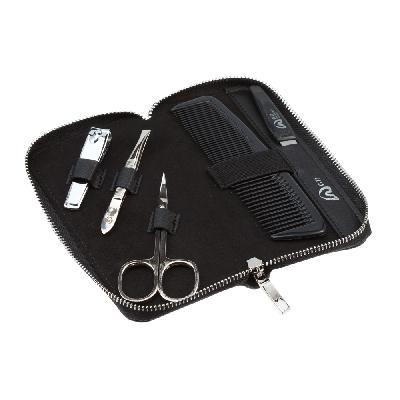 Маникюрный набор GD, 5 пр(мужской дорожный набор) Футляр: искусcтвенная кожа