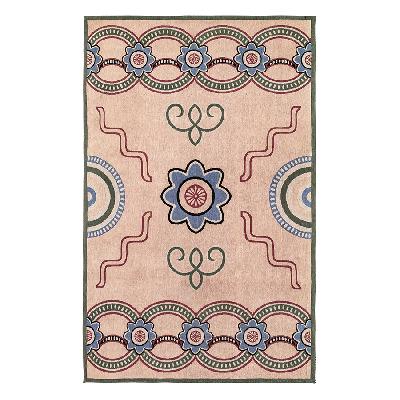 Ковер из хлопка по мотивам эвенских орнаментов из коллекции cultural heritage, 200х300 см