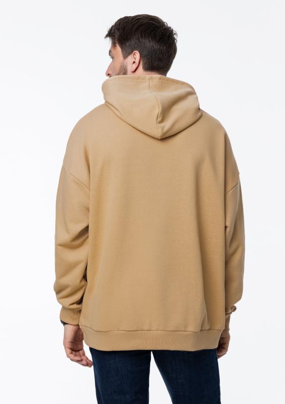 Худи унисекс STAN оверсайз футер без начёса 350, 66, Бежевый (54)