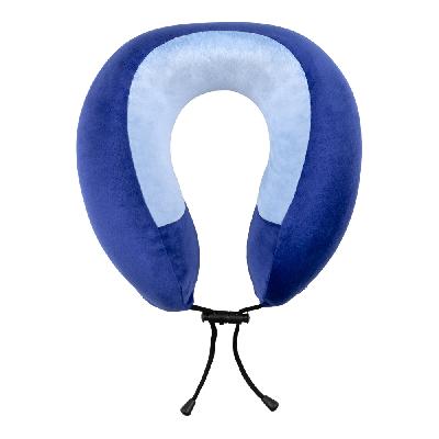 Подушка TORBER, дорожная, с эффектом памяти, полиэстерспандекс, 26 х 27 х 10 см