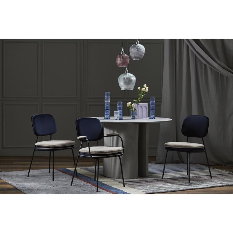 Стул с подлокотниками pea, велюр