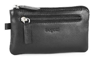 Ключница BUGATTI Primo, натуральная воловья кожа, 12,5х0,5х7 см