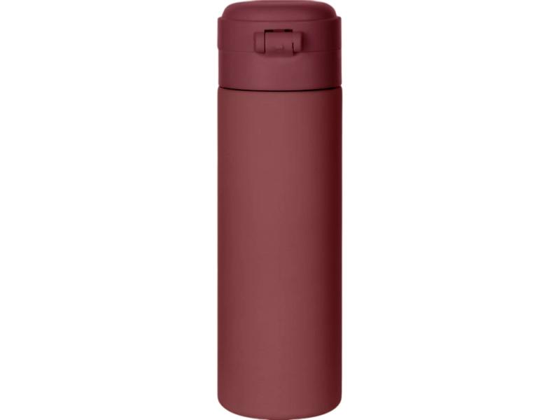 Вакуумная термокружка c кнопкой Guard, soft-touch, 400 мл, тубус