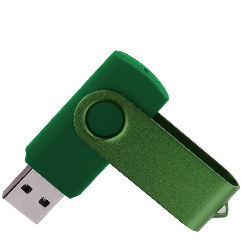 Флеш накопитель USB 2.0 Twister 16GB, пластик Софт Тачметалл