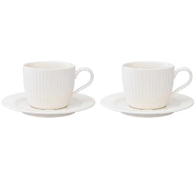 Набор чайных пар soft ripples, dual glazing, 250 мл, 2 шт.