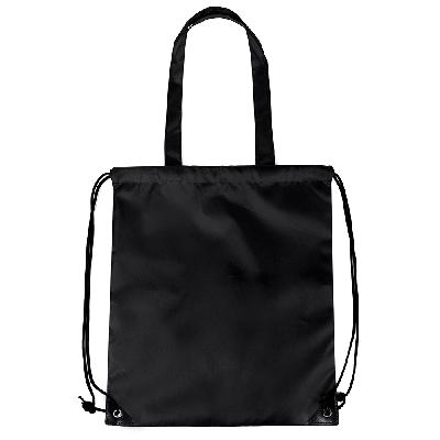 Сумка-рюкзак для покупок LUKMORY, чёрная