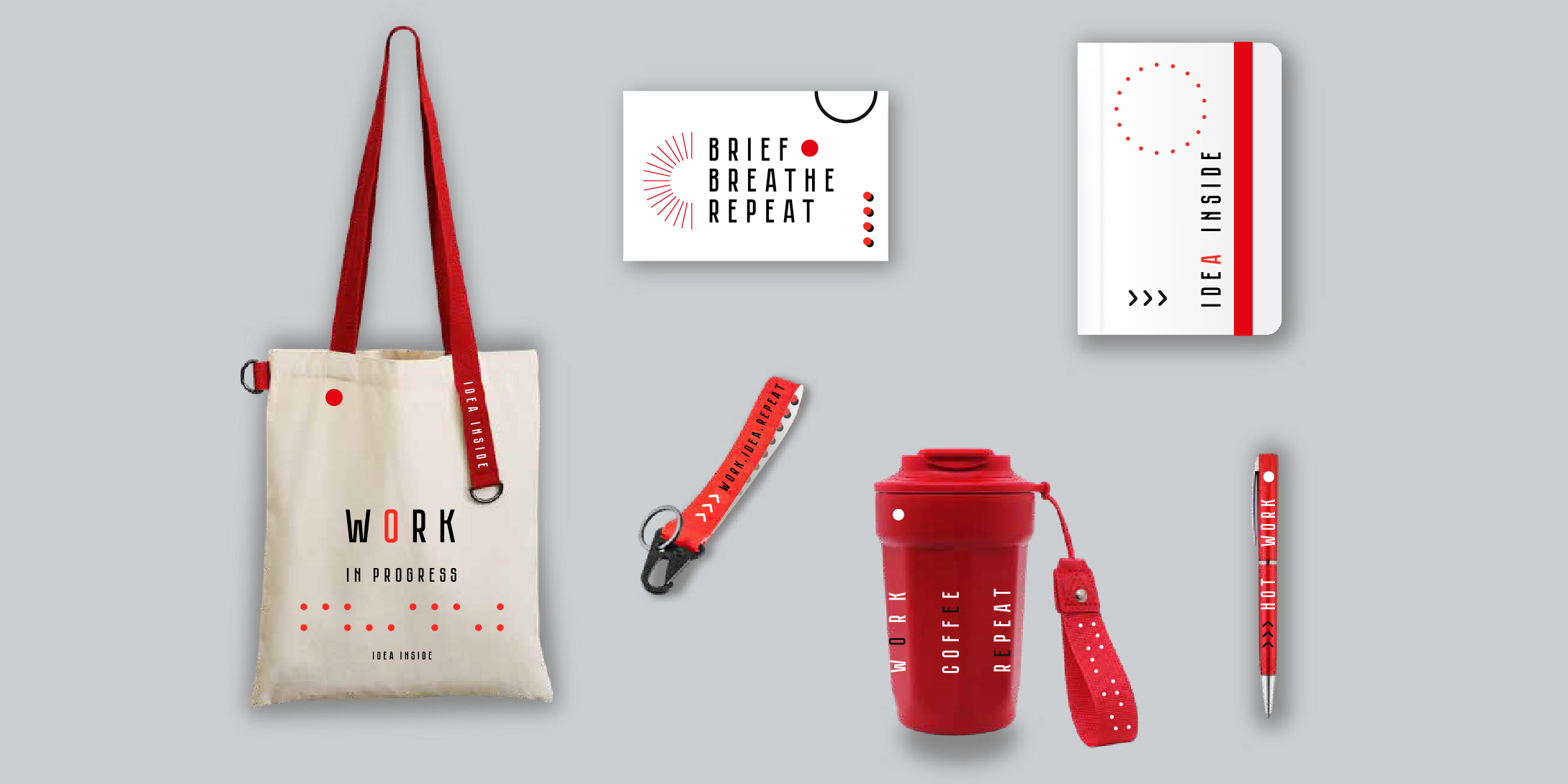 Welcome pack «Work. Idea. Repeat»