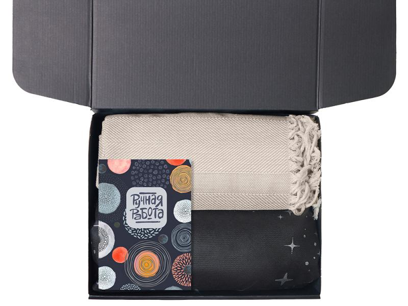 Подарочный набор Re:y. Haven  с пледом, кружкой и чаем