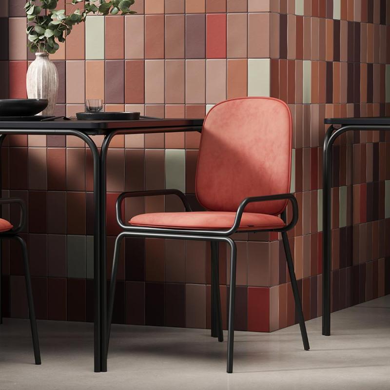 Стул ror, double frame, велюр