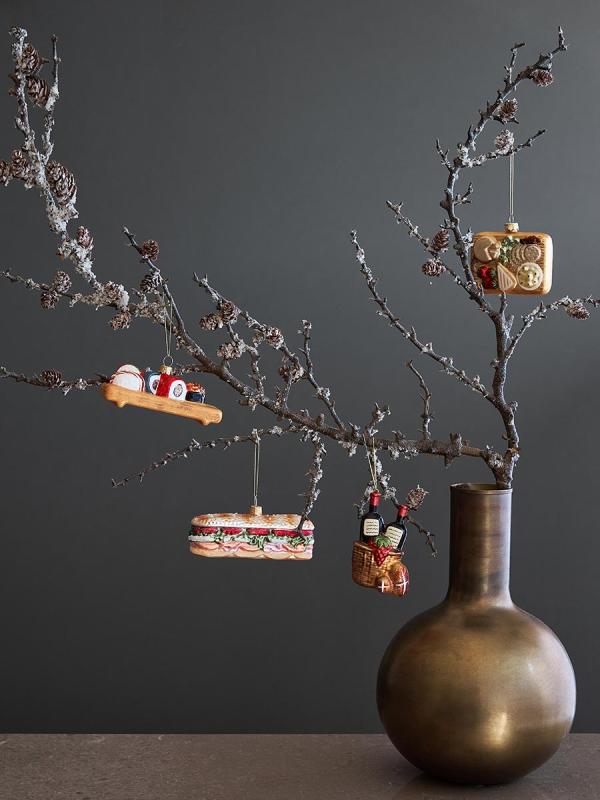 Набор ёлочных украшений christmas feast из коллекции new year essential, 4 шт.