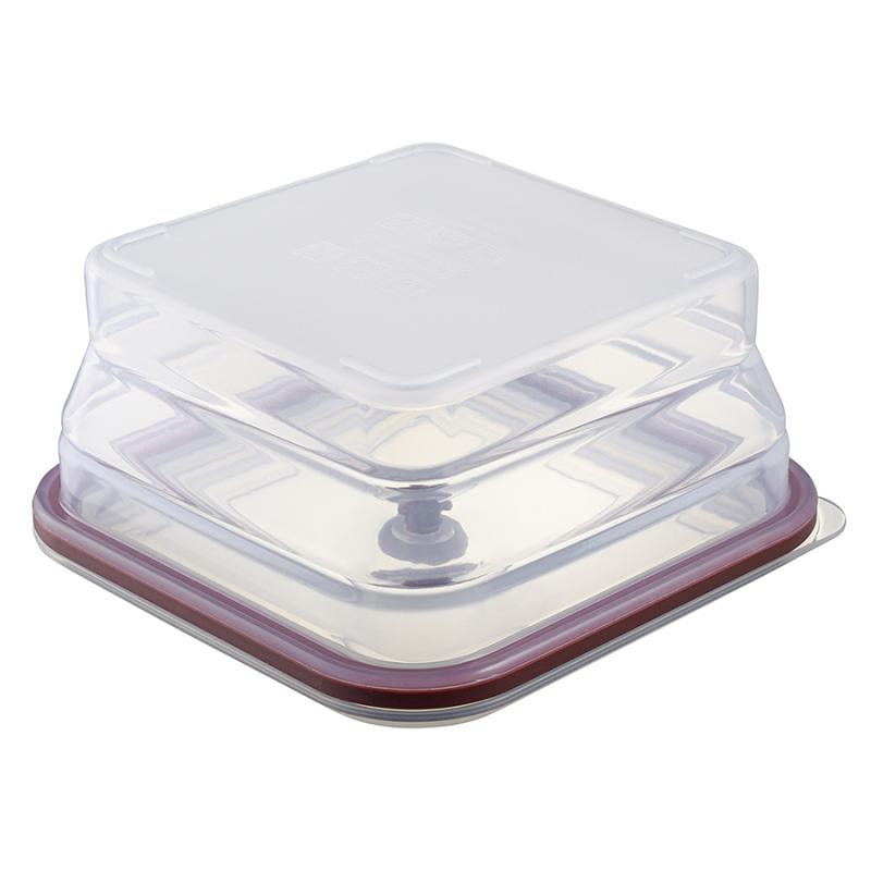 Контейнер для переноски и хранения силикон квадратный складной silikobox, 1,2 л