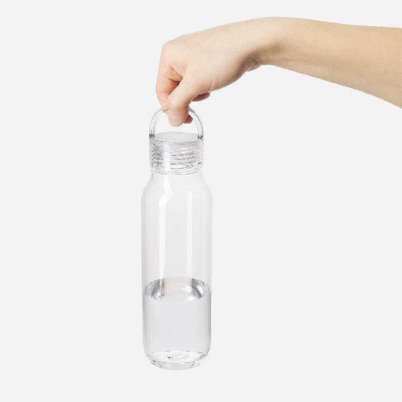 Бутылка для воды Импульс, прозрачная
