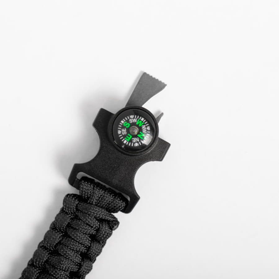 Походный браслет многофункциональный KUPRA, нейлон, пластик, зеленый, 25.5 x 3.4 x 1.1 см