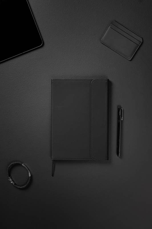 Блокнот VINGA Baltimore из переработанных полиуретана и бумаги GRS, А5