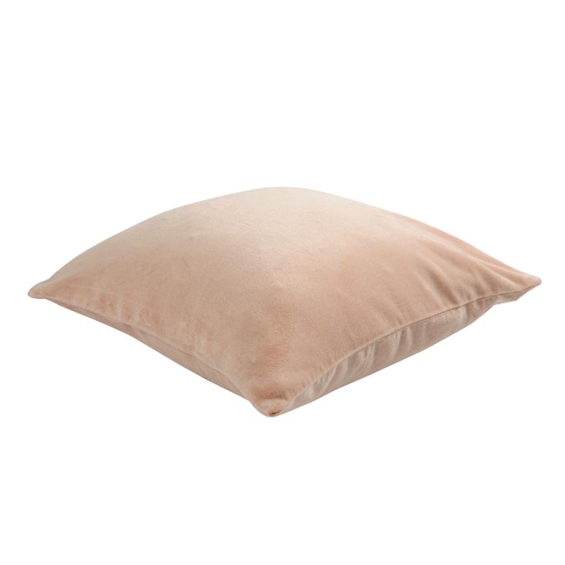 Подушка декоративная из хлопкового бархата  из коллекции essential, 45х45 см