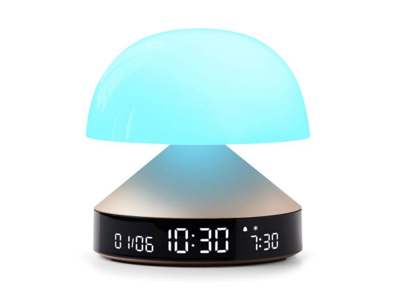 Светильник с часами и световым будильником Mina Sunrise