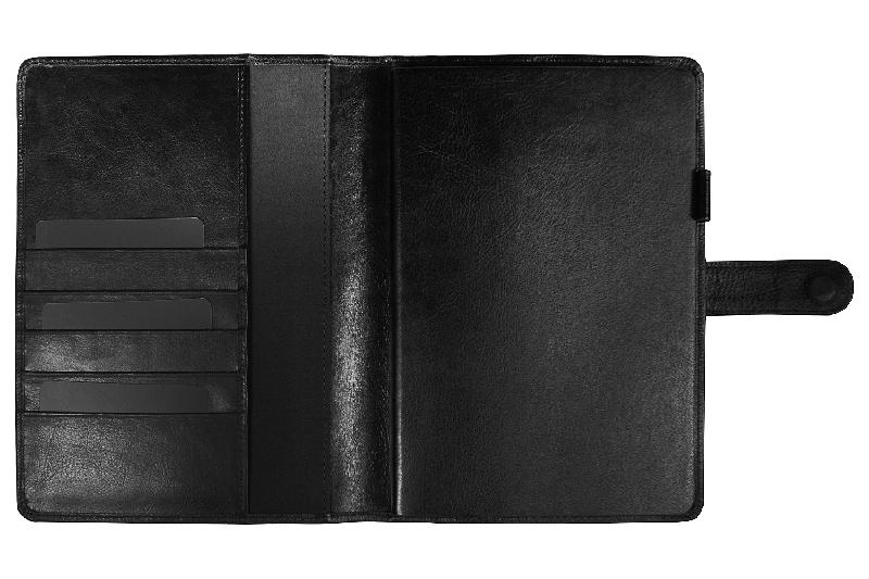 Ежедневник в суперобложке Country Leather Sky A5+ из нат. кожи, недатированный, агнитным клапаном, в подарочной коробке