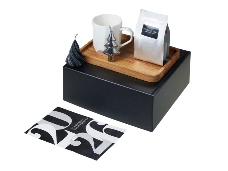 Подарочный набор Re:Hearth  с кружкой, подносом, свечой и чаем