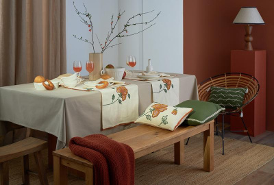 Дорожка на стол spring er из коллекции ethnic, 45х150 см