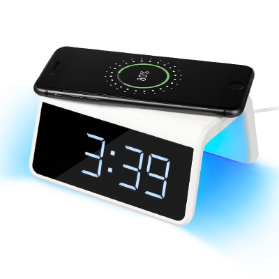 Зарядная станция с часами 15W Флейм (Flame)