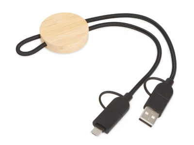 Универсальный зарядный кабель из переработанных ПЭТ и ТПЕ Acalypha, быстрая зарядка 25 Вт